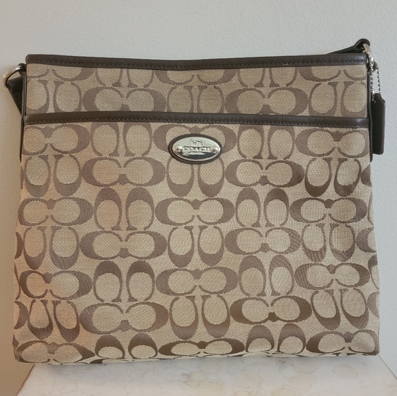 Coach Handbags - Coach File Signature Crossbody